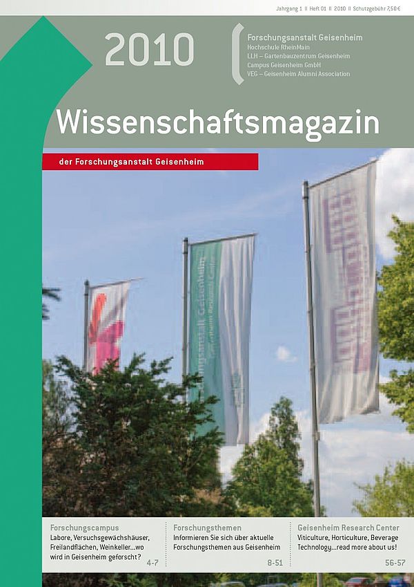 Wissenschaftsmagazin cover